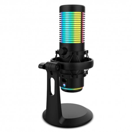 Microfone Gaming Krom Kaze com iluminação RGB