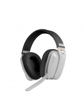 Casque gaming blanc Krom Kanji