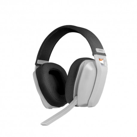 Casque gaming blanc Krom Kanji
