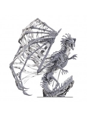 Miniatura Dracolich Negro sem pintura de Dungeons & Dragons