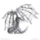 Miniatura Dracolich Negro sem pintura de Dungeons & Dragons