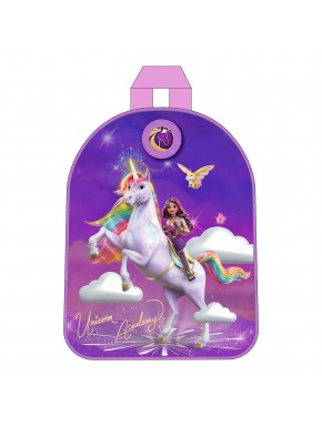 Sac à dos violet Unicorn Academy avec licorne et personnage