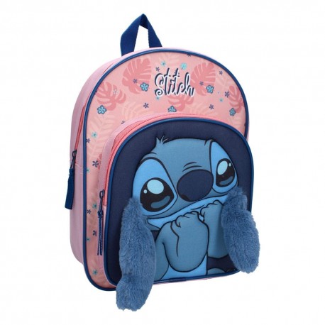 Mochila 3D Lilo & Stitch colores rosa y azul