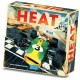 Boîte et composants du jeu de société Heat avec voitures classiques