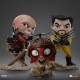 Minifiguras Deadpool y Wolverine de PVC de 14 cm