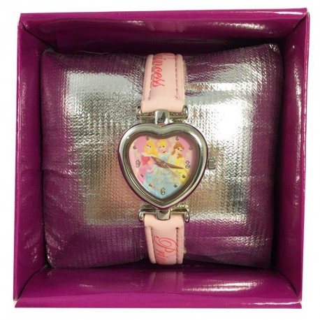 Reloj de Pulsera Disney Princesas Corazón