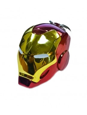 Llavero metálico casco Iron Man Marvel de 5 cm