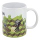 Mug en céramique Minecraft TNT Boom avec design de personnages