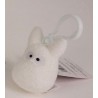 Porte-clés Peluche Totoro Blanc 6 cm - Licence Officielle Studio Ghibli