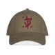 Casquette verte Doom The Dark Ages Slayer avec broderie rouge