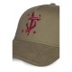 Casquette verte Doom The Dark Ages Slayer avec broderie rouge