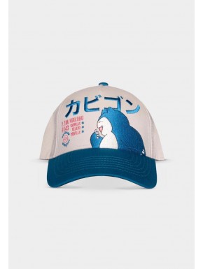 Gorra de béisbol Pokémon Snorlax con diseño japonés