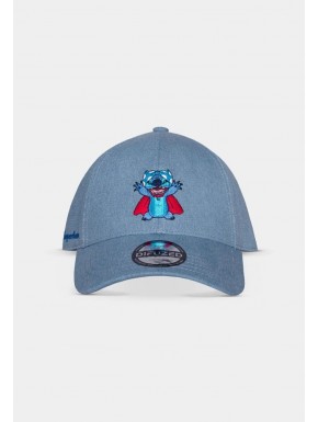 Boné de beisebol azul com bordado do Stitch de Lilo & Stitch