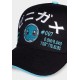 Gorra de béisbol negra con Squirtle bordado
