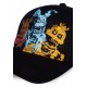 Gorra negra Five Nights at Freddy's con personajes y texto