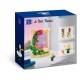 Kit de construction Le Petit Prince Rose 23 cm avec figurine et fleurs.