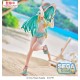 Estátua PVC de 21 cm da Hatsune Miku com chapéu de verão
