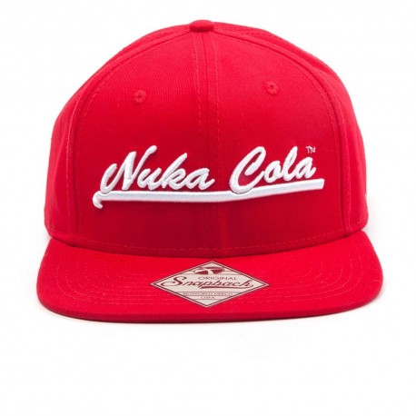 Boné Snapback vermelho Nuka Cola Fallout 4