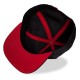 Boné Snapback Spider-Man preto com design frontal