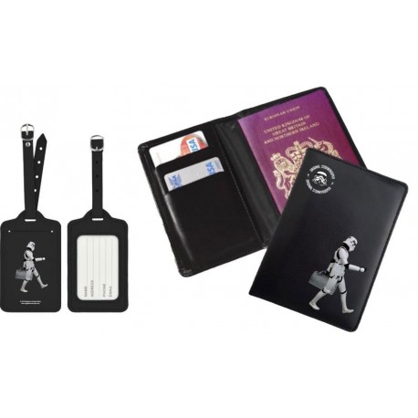 Conjunto de viagem Stormtrooper com capa e etiquetas