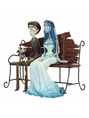 Ensemble de figurines Les Noces Funèbres avec porte-clés métallique