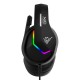 Fones de ouvido gaming Phoenix X-IO preto com iluminação RGB