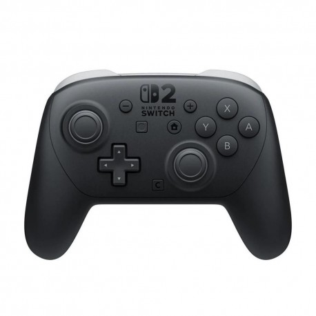 Gros plan sur la manette Pro Nintendo Switch 2 noire