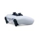 Controle branco PS5 DualSense com design moderno