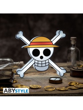 Lámpara calavera Sombrero de Paja One Piece