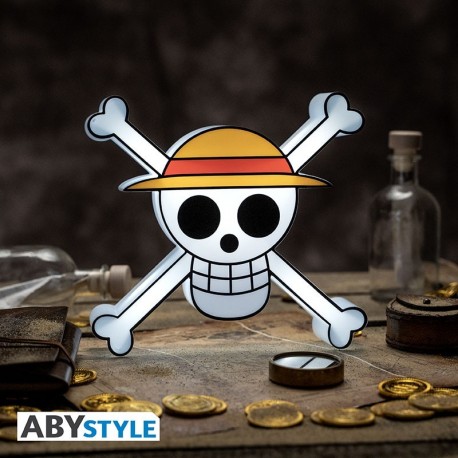 Lámpara calavera Sombrero de Paja One Piece