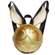 Mochila dourada Harry Potter em forma de Pomo de Ouro