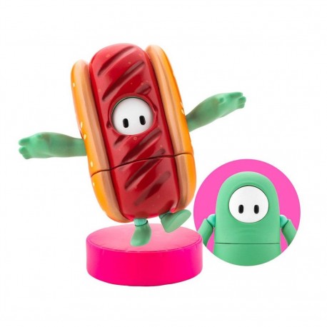 Figurine Fall Guys à l'échelle 1/20 avec design de hot dog