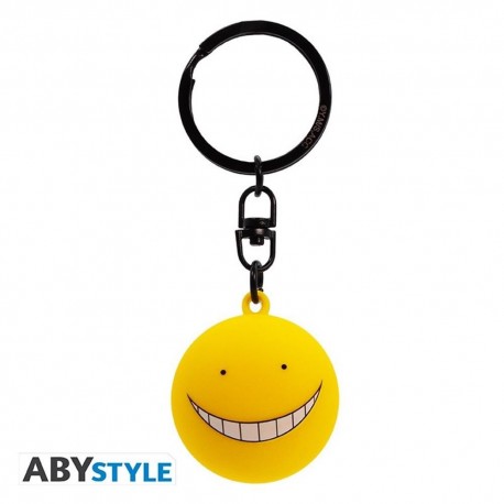 Porte-clés 3D jaune de Koro-Sensei