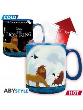 Mug thermique Disney Le Roi Lion avec design changeant