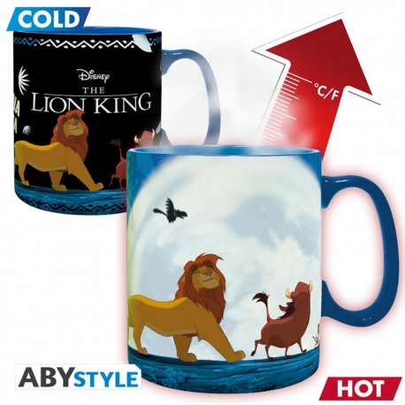 Mug thermique Disney Le Roi Lion avec design changeant