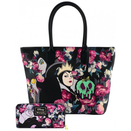 Pack Bolso + Cartera Loungefly Villanas Disney