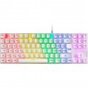 Teclado Sem Fio Mars Gaming MK80 Branco RGB