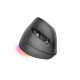 Mouse Vertical Ergonômico RGB sem Fio Mars Gaming