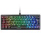 Teclado Mars Gaming MKMINIPROBES preto com iluminação RGB