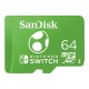 Tarjeta microSDXC verde SanDisk para Nintendo Switch