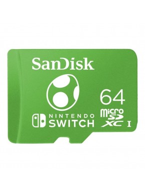 Tarjeta microSDXC verde SanDisk para Nintendo Switch
