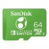 Carte microSDXC SanDisk 64 Go pour Nintendo Switch
