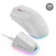 Mouse sem fio branco Mars Gaming MM-T3