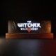 Lâmpada LED The Witcher Wild Hunt com logo iluminado