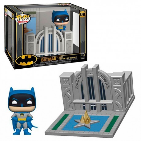 Funko Pop Town de Batman con el Hall de Justicia
