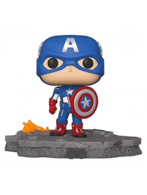 Funko Pop Deluxe Capitán América de Los Vengadores Assemble