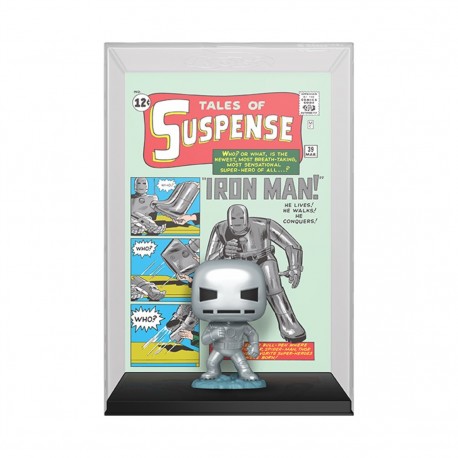 Funko Pop portada Tales of Suspense Iron Man con caja
