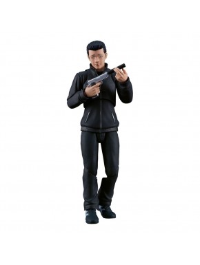 Figura Figma de Akira Sato en traje negro con pistola