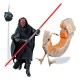 Figura de Darth Maul com Sith Speeder