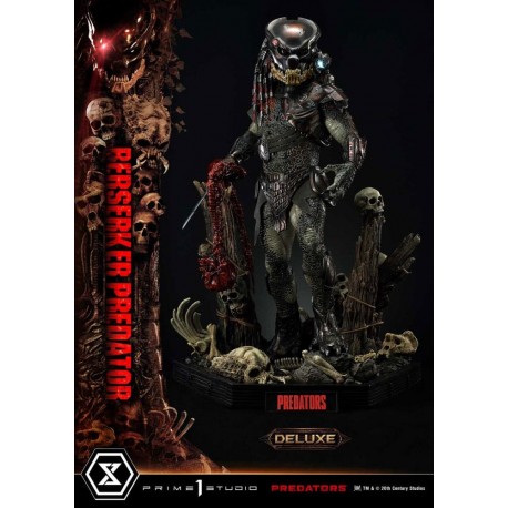 Statue Deluxe Berserker Predator avec lumières LED